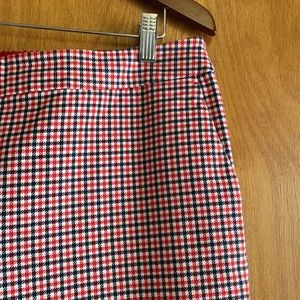 Red and blue plaid pants | Boden | US 12L